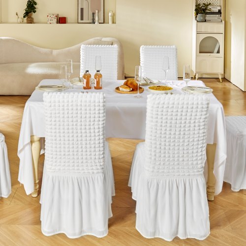 Stretch Spandex Folding Chair Covers Universal Fitted Chair Cover with Skirt