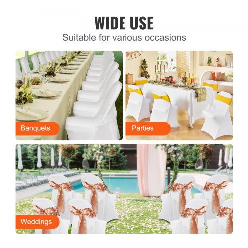 Stretch Spandex Folding Chair Covers Universal Fitted Chair Cover