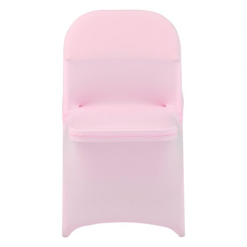 50 Pcs Pink Chair Covers Polyester Spandex Chair Cover Stretch Slipcovers