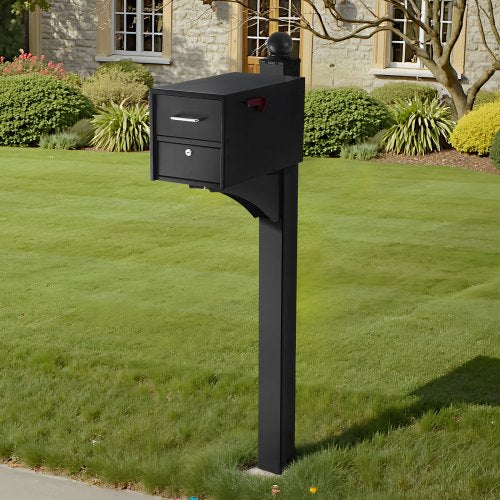 Mailbox Post 56 x 4 x 4 Inches Aluminum InGround Mounting Mail Box Stand