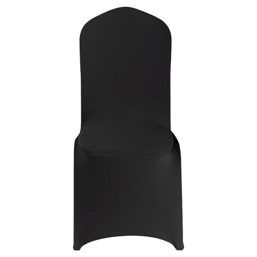 150 Pcs Black Chair Covers Polyester Spandex Cover Stretch Slipcovers For