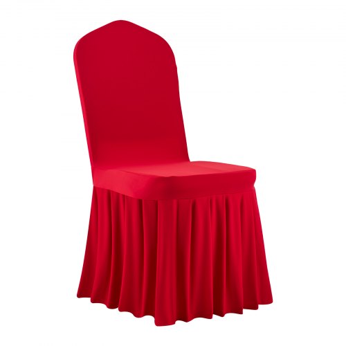 30 Pcs Red Chair Covers Polyester Spandex Chair Cover Stretch Slipcovers
