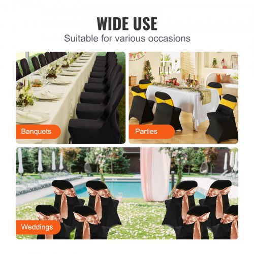 Stretch Spandex Folding Chair Covers Universal Fitted Chair Cover