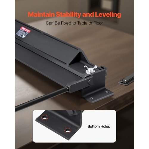 Box and Pan Brake 30 in Sheet Metal Bending Brake 18Gauge Capacity 0135