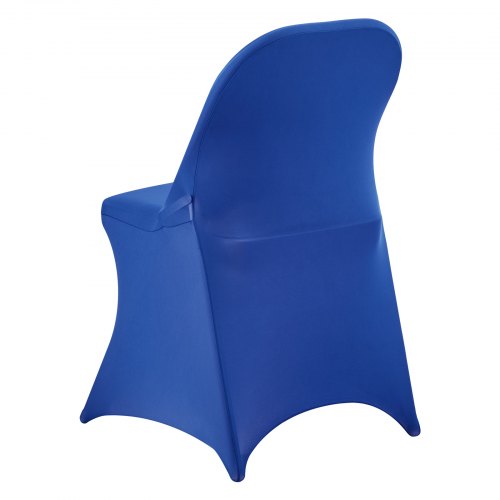 50 Pcs Blue Chair Covers Polyester Spandex Chair Cover Stretch Slipcovers