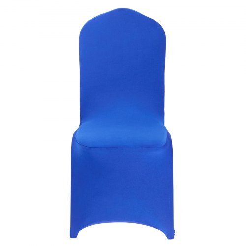 50 Pcs Royal Blue Chair Covers Polyester Spandex Chair Cover Stretch