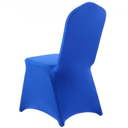 50 Pcs Royal Blue Chair Covers Polyester Spandex Chair Cover Stretch