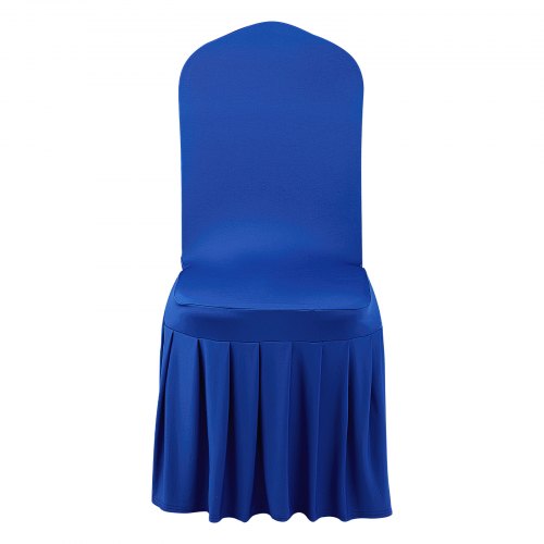 30 Pcs Blue Chair Covers Polyester Spandex Chair Cover Stretch Slipcovers