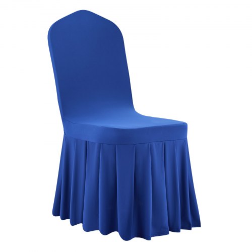 30 Pcs Blue Chair Covers Polyester Spandex Chair Cover Stretch Slipcovers