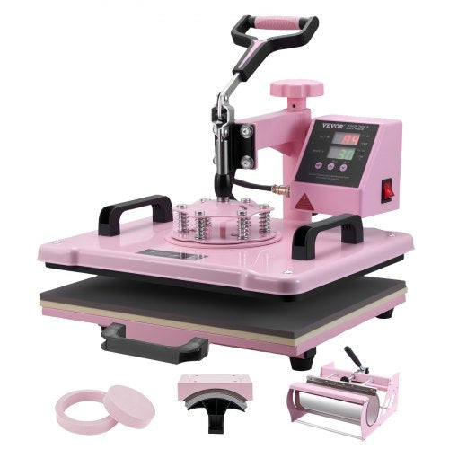 Heat Press Machine 12 x 15 inch 5 in 1 Heat Transfer Machine with 30 oz