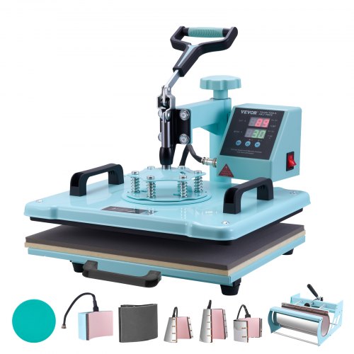 Heat Press Machine 12 x 15 inch 8 in 1 Heat Transfer Machine with 630 oz