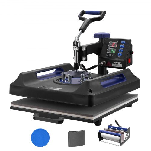 Heat Press Machine 15 x 15 inch 5 in 1 Heat Transfer Machine with 30 oz