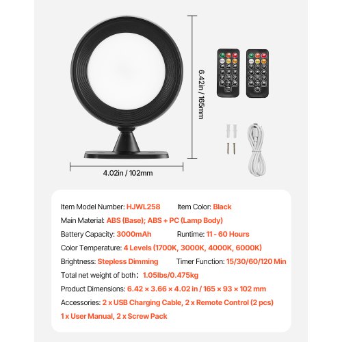 2PCS LED Wall Sconces Rechargeable Battery Operated Wall Sconces Lamps