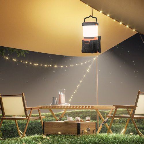 LED Camping Lantern Allinone 1000LM 360° Illumination 4 Lighting