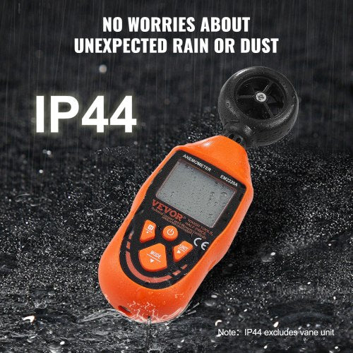 Handheld Anemometer 14113 Digital Wind Speed Meter Gauge with LED