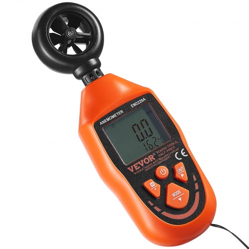 Handheld Anemometer 14113 Digital Wind Speed Meter Gauge with LED