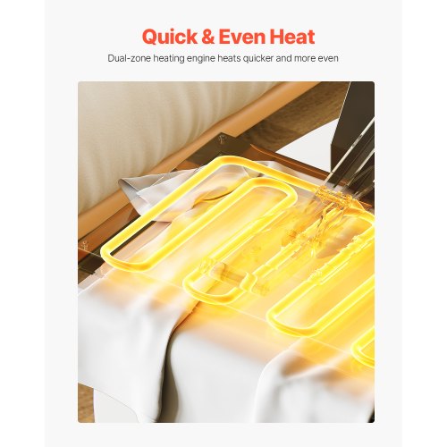 Heat Press Machine 15 x 15 inch 2 in 1 Heat Transfer Machine with Hat