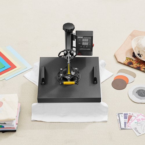 Heat Press Machine 15 x 15 inch 2 in 1 Heat Transfer Machine with Hat