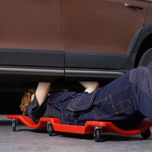 Mechanic Plastic Creeper 36Inch 350 lbs Capacity Automotive Rolling