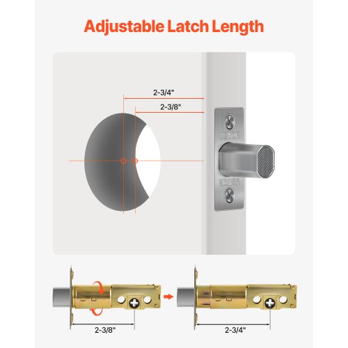 Deadbolt Lock Round Single Cylinder Dead Bolt Keyed 1 Side Fits Standard