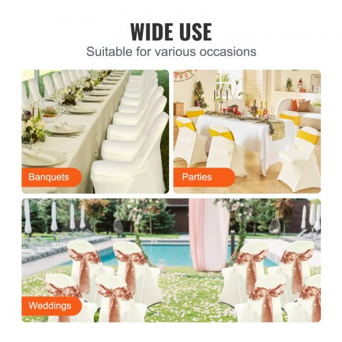Stretch Spandex Folding Chair Covers Universal Fitted Chair Cover