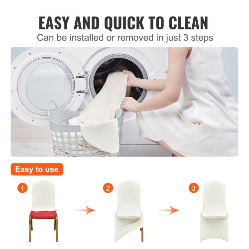 Stretch Spandex Folding Chair Covers Universal Fitted Chair Cover