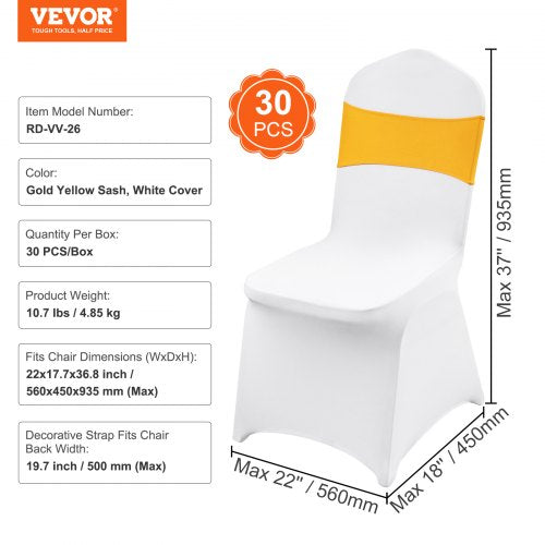 Stretch Spandex Folding Chair Covers Universal Fitted Chair Cover with Chair