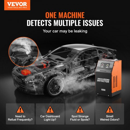 Automotive Smoke Machine Leak Detector EVAP Fuel Smoke Machine Leak Tester – 8 L
