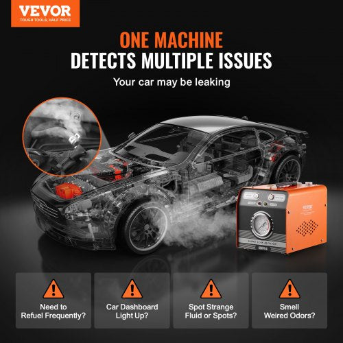 Automotive Smoke Machine Leak Detector Evap Tester With Builtin Air Pump