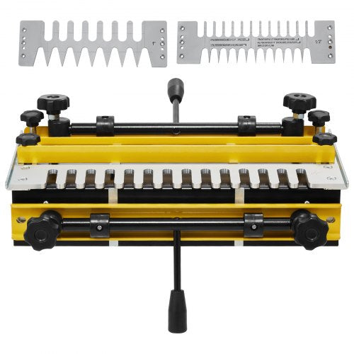 Dovetail Jig 12 in Width Dove Tailing Router Jigs with 4 Router Bits 3