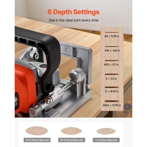 Biscuit Plate Joiner 59A Plate Joiner Tool Kit with 11600 RPM 760W