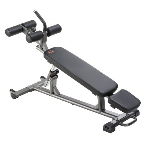 Sit Up Bench Decline Ab Bench with Reverse Crunch Handle with 4 Adjustable