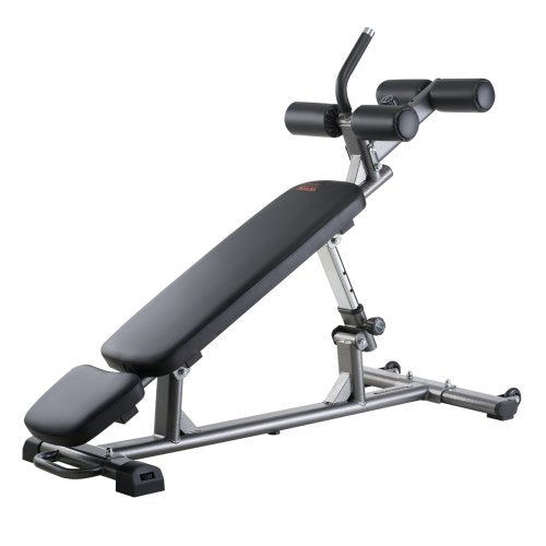 Sit Up Bench Decline Ab Bench with Reverse Crunch Handle with 4 Adjustable