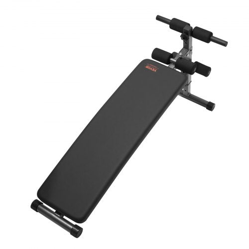 Sit Up Bench Folding Curved Decline Ab Bench with 5 Adjustable Height