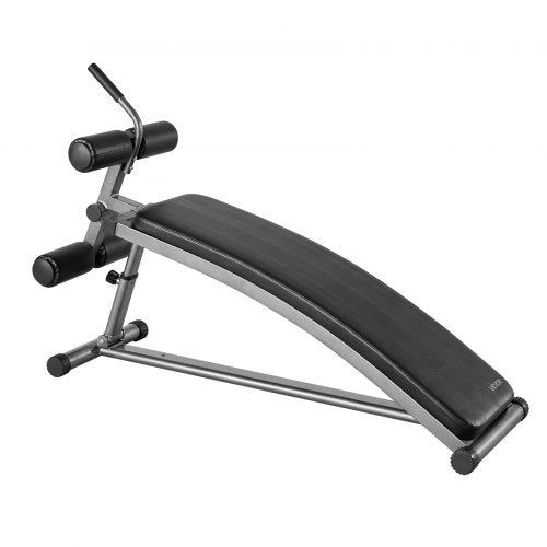 Sit Up Bench Curved Decline Ab Bench with Reverse Crunch Handle with 6