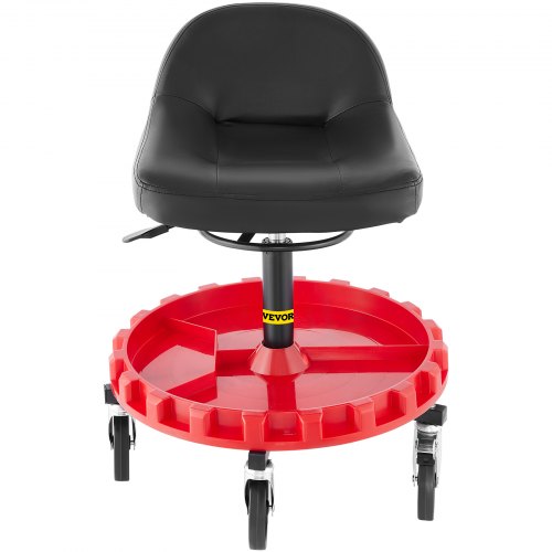 Shop Stool 300 LBS Rolling Garage Stool 22” to 26” Adjustable Height