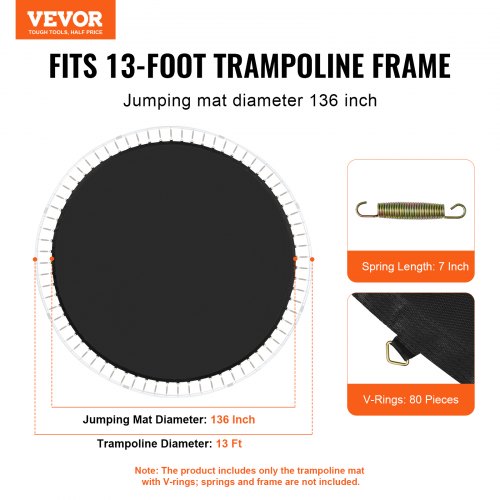 Replacement Trampoline Mat Jumping Mat Fits 13ft Frame Universal Jumping