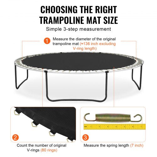 Replacement Trampoline Mat Jumping Mat Fits 13ft Frame Universal Jumping