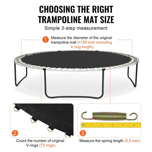 Replacement Trampoline Mat Jumping Mat Fits 14ft Frame Universal Jumping