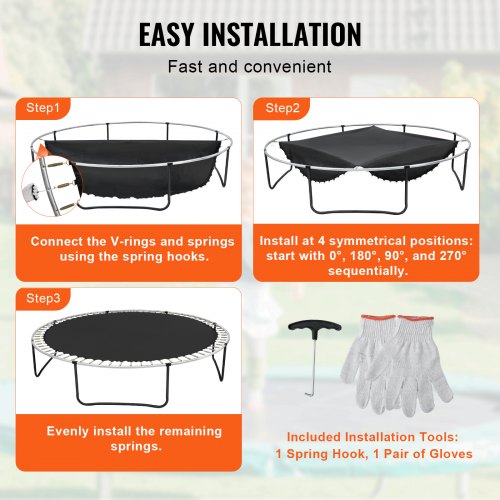 Replacement Trampoline Mat Jumping Mat Fits 14ft Frame Universal Jumping