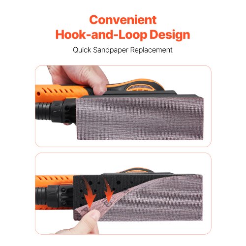 Sheet Sander 38 Sheet 3A EC Brushless Sander Max 10000RPM Variable Speed