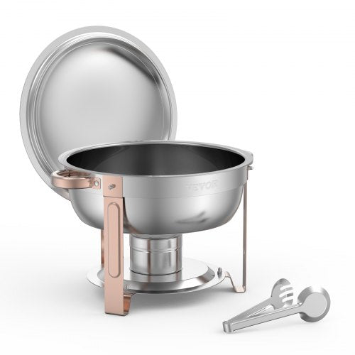 Chafing Dish Buffet Set 5 Qt 4 Pack Stainless Steel Chafer with 4 Full