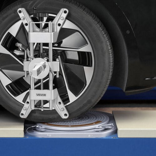 Wheel Alignment Turn Plates 2 Pcs 2Ton Capacity Per Plate Brass Dial