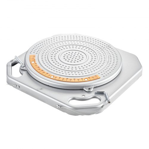 Wheel Alignment Turn Plates 2 Pcs 2Ton Capacity Per Plate Brass Dial