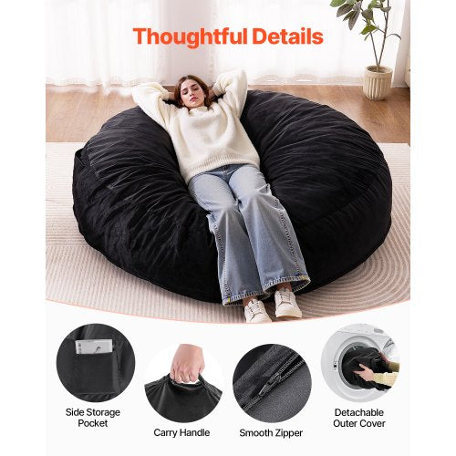 Bean Bag Chair Giant BeanBag Chair with Removable Washable Cover for Adult
