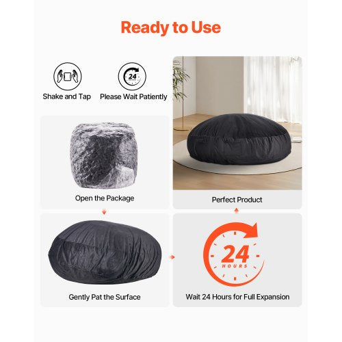 Bean Bag Chair Giant BeanBag Chair with Removable Washable Cover for Adult
