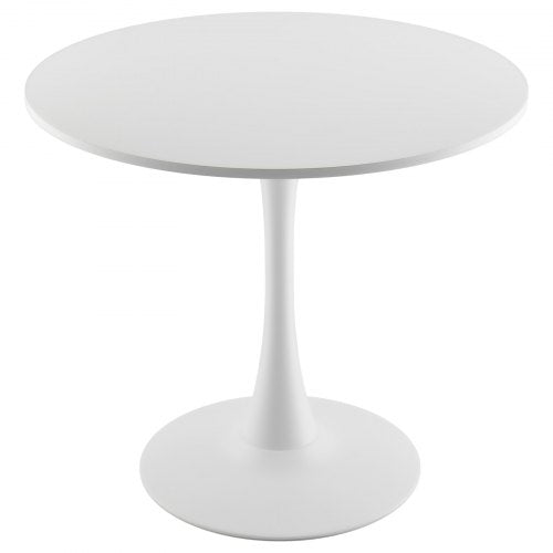 Round Dining Table 31.5 in Wood Table for 24 Person Modern Circle