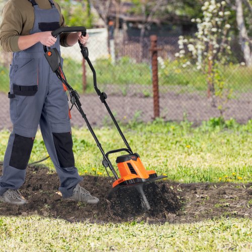 10 Amp Electric Tiller 14" Tilling Width 3.94" Depth Corded