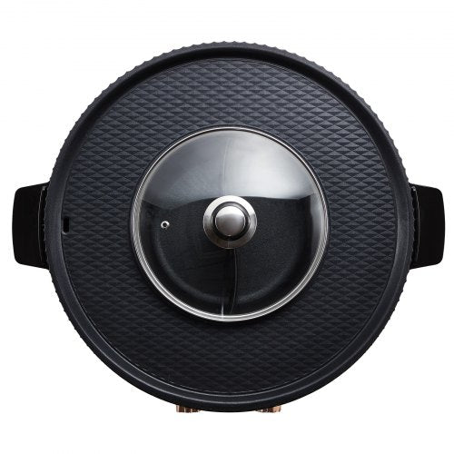 Hot Pot with Grill 1800W 2in1 Electric Smokeless Grill and Hot Pot