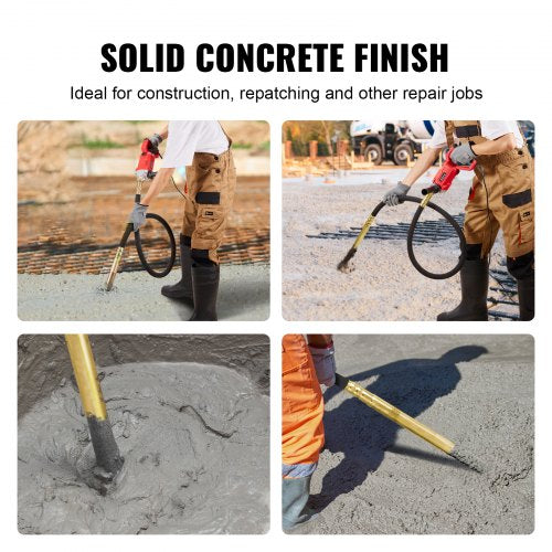 Handheld Concrete Vibrator 800W Electric Vibrator 13000 VPM Electric